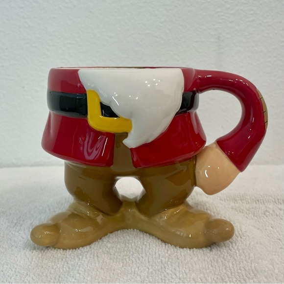 Disney Theme Parks Snow White & The Seven Dwarfs Grumpy Mug Cup Half Body Legs - Picture 2 of 13